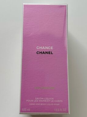 CHANEL CHANCE EAU FRAÎCHE Hand and Body Liquid Soap New in Box, sealed